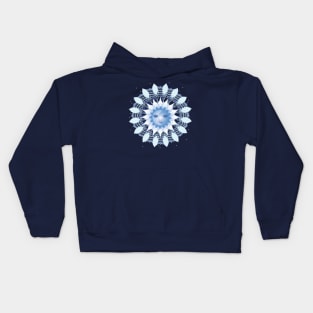 Winter Solstice Mandala Kids Hoodie